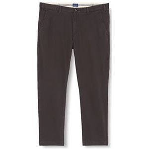 GANT Heren HALLDEN Comfort SUPER Chinos vrijetijdsbroek, donker grafiet, 30-34