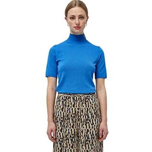 Minus Dames Lima roll Neck Knit Pullover Sweater, Palace Blue, S