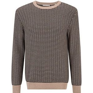 BY GARMENT MAKERS Sustainable; obviously! Unisex Leo Knit Sweater, taupe (light taupe), S