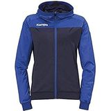 Kempa Prime Multi Jacket Women Handball jas met capuchon voor dames, Marineblauw/koningsblauw, M