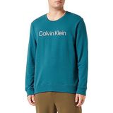 Calvin Klein Zwaargewicht sweatshirts voor heren, Blauw (Atlantisch diep), XL