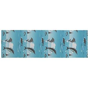WENKO Delfin, badmat, keukenmat, kunststof, meerkleurig, 65 x 0 x 200 cm