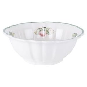 Villeroy en Boch French Garden Fleurence gebogen schaal, premium porselein, wit/bont