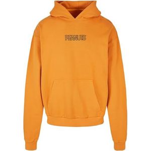 Merchcode Mannelijke Hoodies Peanuts - Charlie Ultra Heavy Hoody, Oversized Fit, 100% Katoen, XXL, Forgottensinaasappel, XXL