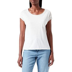 Marc O'Polo DENIM T-shirt – basic damestop – relaxed fit – biologisch katoen, wit, S