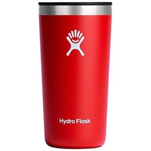 HYDRO FLASK - All Around Thermische Tumbler 355 ml (12 oz) met Afsluitbaar Press-In Deksel - Roestvrij Stalen Vacuüm Geïsoleerde Beker - Thermosbeker voor Warme en Koude Dranken - BPA-vrij - Goji