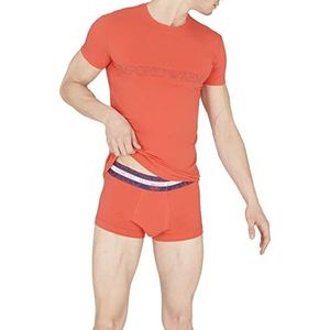 Emporio Armani megalogo boxershorts voor heren, bitter, S