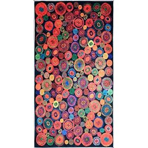 MANI TEXTILE TPS_HAPPY_BLACK 40 tapijt, polyester, 40 x 60 cm
