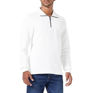 TOM TAILOR Uomini Troyer sweatshirt 1033003, 10332 - Off White, 3XL