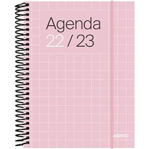 Additio A142-SV-MINI universele agenda weekweergave versie mini roze