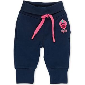 Sigikid Babymeisjes bio-katoen peuteruitrusting, donkerblauw/sweatbroek, past op maat