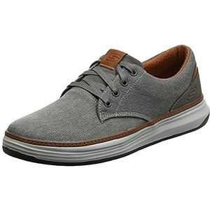 Skechers Moreno Canvas Oxford schoen voor heren, Taupe, 43 EU