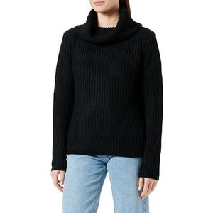 Jalene Dames coltrui sweater, zwart, XS/S