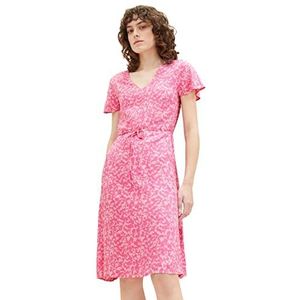 TOM TAILOR Dames 1036648 jurk, 31745-Pink Geo Design, 38, 31745 - Pink Geo Design, 38