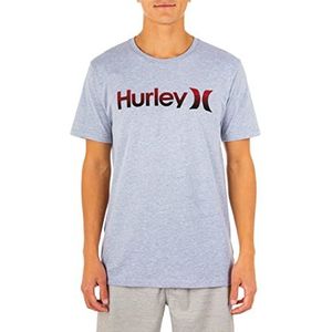 Hurley Men's One and Only Gradient T-shirt met korte mouwen, Donkergrijze Hei, M