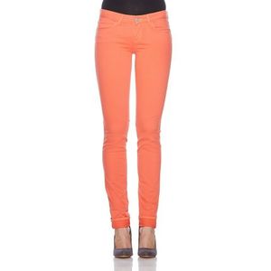 Wrangler Skinny jeans voor dames, oranje (melon)., 28W x 32L