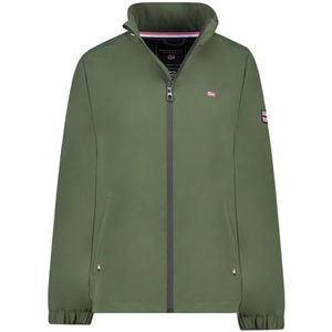 Geographical Norway Birmoama Lady - Winddichte damesjas voor buiten - Waterafstotende jas met lange mouwen voor dames - Regenjas Wandelen Seizoen lente Zomer Herfst Winter (Kaki XXL), Kaki, XXL