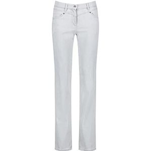 GERRY WEBER Edition Dames Jeans, Lichtgrijs denim, 34 NL Kort