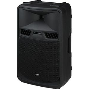 IMG STAGELINE PAK-412 Actieve Power PA Speaker Box met 2-Kanaals Versterker 450 W Zwart