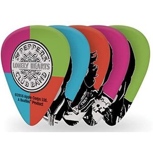 D'Addario Signature 1CWH6-10B6 Picks Heavy 10 Pack Beatles Sgt Peppers Lonely Hearts Club Band 50th Anniversary (Faces)