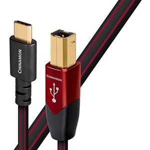 AudioQuest Cinnamon USB B naar type C 1,5 m USB B naar C kabel