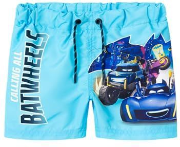 NAME IT - Nmmmicco Batwheels - Zwemshort - Bluefish - 80 cm