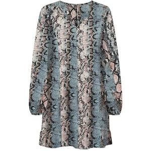 Onlnova Life Vis L/S Lucca Dress, blauw (ombre blue), S