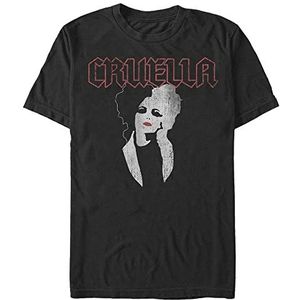 Disney Classics DNCA - CRUELLA ROCK T Unisex Crew neck T-Shirt Black S