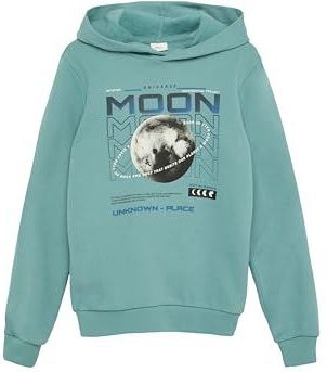 s.Oliver Junior Sweatshirt voor jongens met print op de voorkant, 6342, 134-140 Grote maten