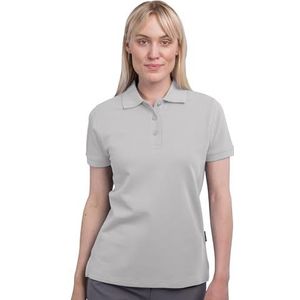 HRM Heavy Polo voor dames, premium poloshirt van 100% katoen, basic poloshirt, wasbaar tot 60 °C, hoogwaardige en duurzame damestops, werkkleding, zand, 4XL