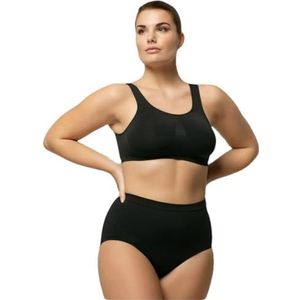 Verpakking met 3 vuurschalen, comfortabele afmetingen, van microvezel, zwart, Zwart, 3XL grote maten