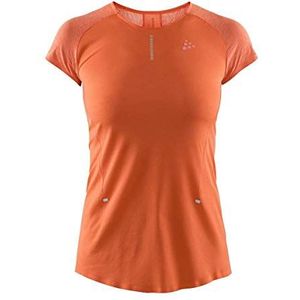 Craft Dames Nanoweight T-shirt - Oranje, Zilver Shirts