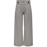 JDY Bandplooibroek 'JDYGEGGO MIA'  donkerbeige / zwart