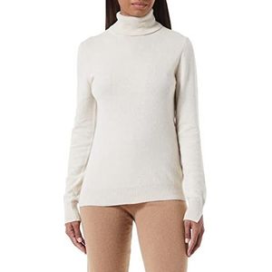 Sisley Womens Turtle Neck 102HM2174 Sweater, White 90W, XL