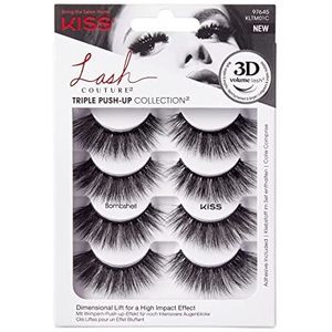 KISS Lash Couture Triple Push Up Collectie Multipack Wimpers - Bombshell