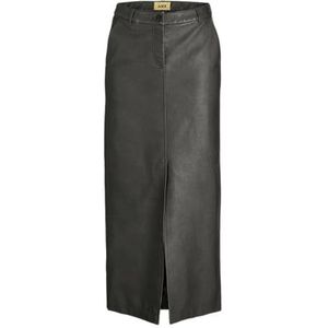 Jack & Jones JXMADDY REG Long MW PU rok OTW, Zwart/Detail: rub Off, L