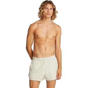 CALVIN KLEIN Heren SHORT RUNNER Boardshorts, Grijs (Pelicaan), XXL, Grijs (Pelikaans), XXL