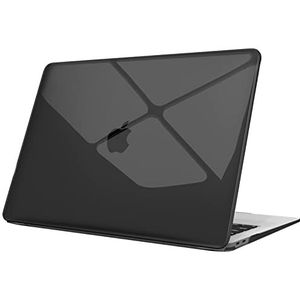 Fintie Hoes Compatibel met MacBook Air 13 A2337 M1/A2179/A1932 (2018-2020 Laat los), Hoogwaardige Beschermhoes Snap Case Compatibel met MacBook Air 13"" Retina Display Touch ID, (Zwart (Clear))