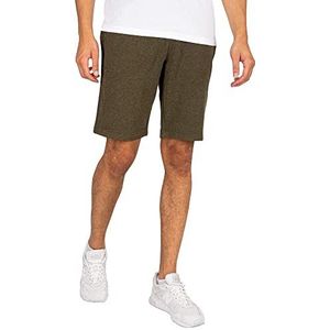 Superdry Mens VLE Jersey Shorts, Olive Marl, X-Large