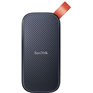 SanDisk Portable SSD 480 GB Met Rubberen Haak (Traagbare Schijven Met SSD Technologie, 2,5 Inch, Leessnelheden Van 520 MB/s, Robuuste SSD) Grijs