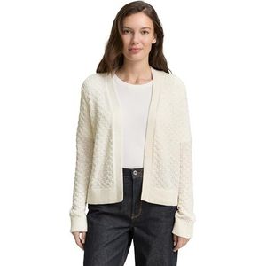 TOM TAILOR - Gebreid Vest - Wit - Knitwear