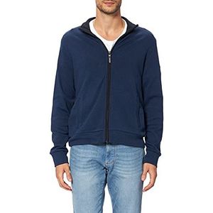 Pierre Cardin Heren sweatshirt Jacket Stand-up Collar Zip Interlock tweekleurig minimal dessin sweatshirt