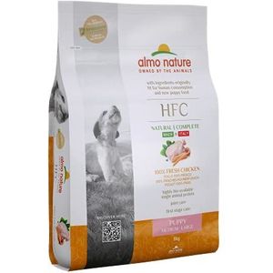 almo nature HFC Puppy M/L - droogvoeding voor puppy's met verse kip, oorspronkelijk voedselveilig en wordt nu gebruikt voor hondenvoeding.
