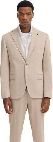 Badjas - Beige - Reverskraag - Lange Mouwen - Normale Pasvorm