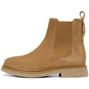 Marc O'Polo - Chelsea Boots - Lichtbruin - Leer - Suède