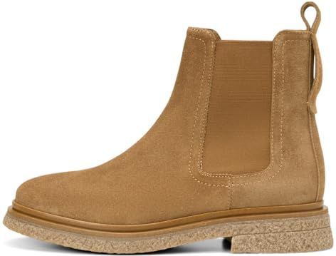 Marc O'Polo - Chelsea Boots - Lichtbruin - Leer - Suède