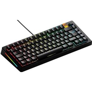 Glorious Gaming GMMK 3 Rapid Trigger Keyboard, hall effect, 8K polling rate, MX-mechanische & -magnetische switches, hotswappable 65%, pakkingsysteem, doubleshot PBT-keycaps, Engelse QWERTY, Zwart