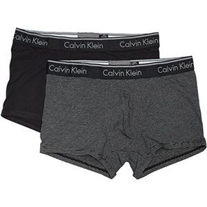 Calvin Klein Underwear Classic Stripe Boxershorts voor heren, met korte mouwen, Zwart (1 Blk/1Blkand Wht Strp Bwi), M