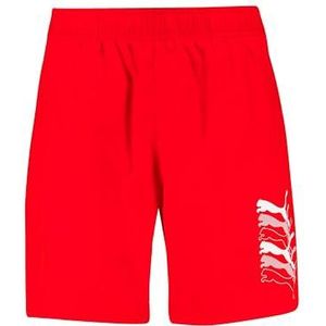 PUMA Swim Men Cats MID Shorts 1P, rood, XXL