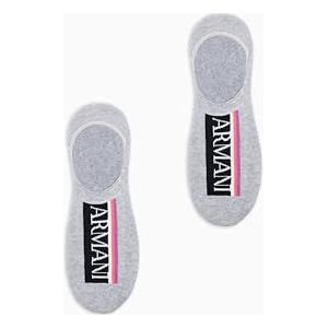 EMPORIO ARMANI Sokken voor dames, Grijs Melange/Grijs Me, Large-X-Large